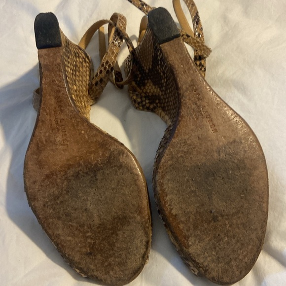 Snakeskin wedges - Picture 6 of 7